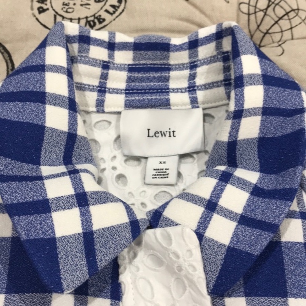 Lewit Eyelet Inset Check Jacket - Picture 10 of 10